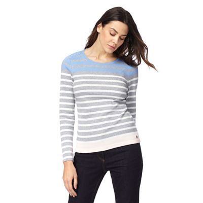 Maine New England Multi-coloured striped top